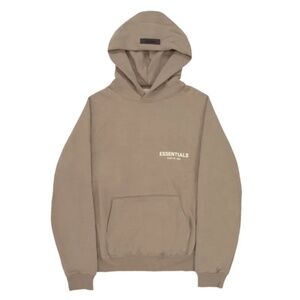 Essentials X Fear Of God desert taupe hoodie